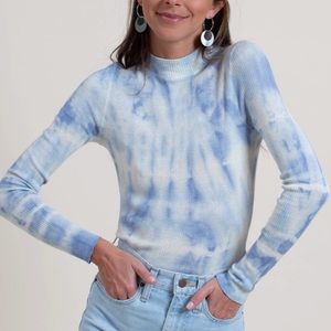 Something Navy Tie Dye Top